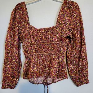 J Crew Liberty Floral Blouse Size 0